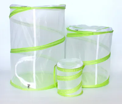 Abu I Pet Pop-up Cylinder-Shaped Insect Observe Cage Butterfly Habitat Cage • $19.88