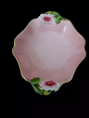 Vintage Royal Winton Pink PETUNIA Dish C1930s • $35