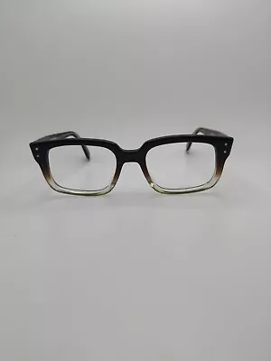 Rare German   Hornrim Brown Fade Clear Vintage Eyeglasses  Circa1960 • $425