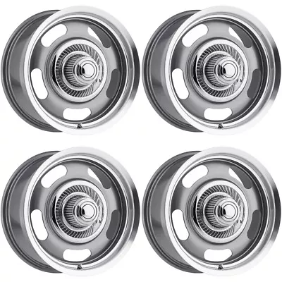 (Set Of 4) Staggered Vision Rally 20  5x5 /5x4.75  -6mm Gunmetal Wheels Rims • $1160.96