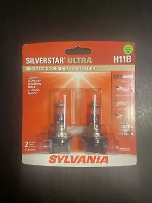 Sylvania H11B SilverStar ULTRA High Performance Halogen Headlight 2 Bulbs • $25.99