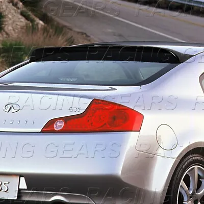 Black Abs Rear Window Roof Visor Spoiler Wing Fit 03-07 Infiniti G35 Coupe/2-dr • $45.95