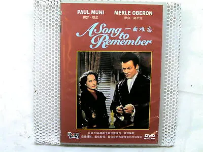 A Song To Remember Paul Muni Merle Oberon [DVD] • $13.23