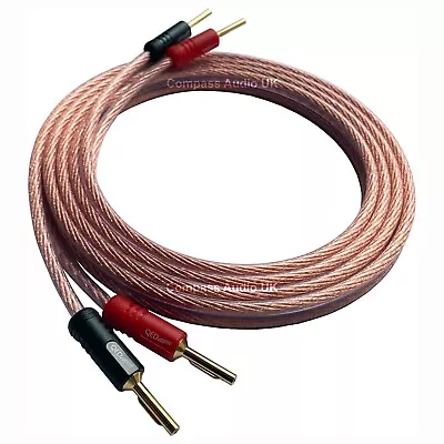 Van Damme LC OFC Twin 4mm Ultra Pure Copper Speaker Cable AIRLOC ABS Terminated • £111.95