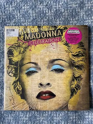 £750 • Buy MADONNA Celebration Greatest Hits  LP VINYL. Very Rare. OPENED BUT STILL MINT.
