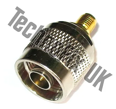 £2.95 • Buy SMA Female To N Type Male Adapter (SMA F To N Type M)