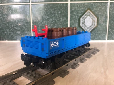 £34.99 • Buy Lego Train 9v Flatbed With Sides  4563