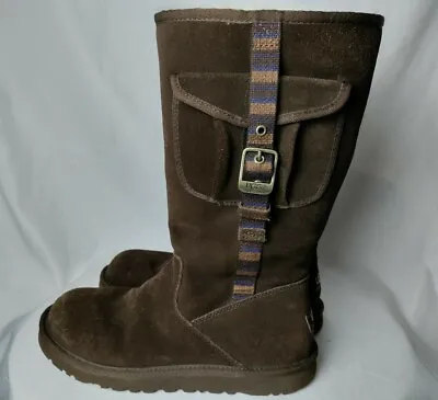 UGG Australia Women’s Size 6 1968 Cargo Chestnut Side Zipper Boots  • $83.20