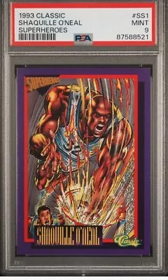 1993 Classic Games Shaquille O'Neal Superheroes Basketball Card #SS1 PSA 9 🔥✝️ • $7.77