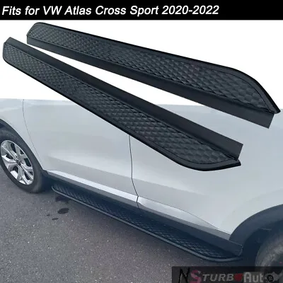 Running Boards Fits For VW Atlas Cross Sport 2020-2024 Side Step Nerf Bars • $309