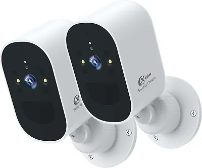 2PK Wireless Battery Camera 4MP Outdoor WiFi Security Camera  System Smart Home • $59.99