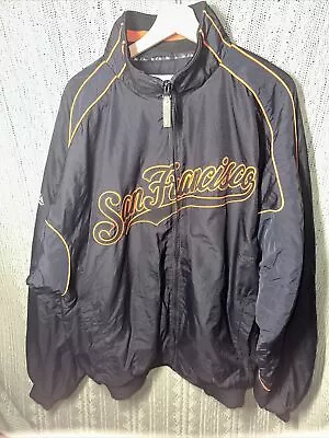 Authentic San Francisco Giants Jacket Majestic MLB Collection Vintage Adult XL • $100