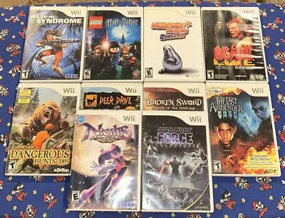 Lot Of 10 NES Nintendo Wii Games Complete CIB Manuals All Tested Star Wars • $69.99