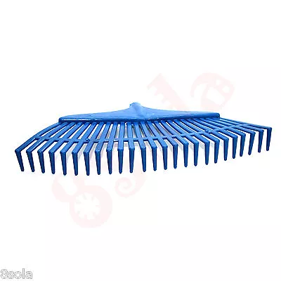 39cm Wide 25 Tooth Heavy Duty Plastic Rake Head Replacement Lawn Leaves Garden • £16.48