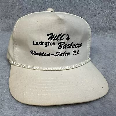 Vintage Hills Barbecue Hat 5 Panel SnapBack Rope Brim Winston Salem NC Casual  • $11.95