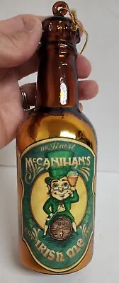 Dept 56 Mercury Glass Christmas Ornament Irish Ale Bottle Beer Bottle McCanihans • $14.99