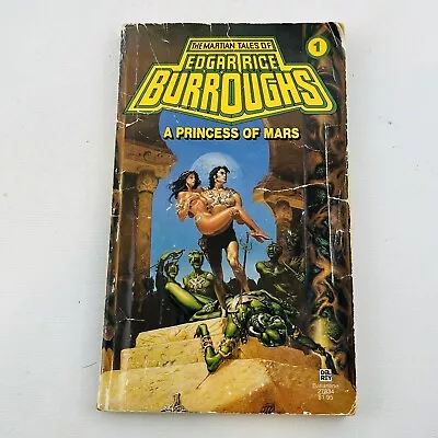 A Princess Of Mars #1 The Martian Tales Edgar Rice Burroughs Del Rey PB • $9.99