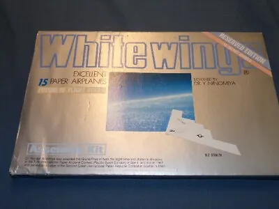 Vintage Complete 1980 15 White Wings Excellent Paper Airplanes Kit • $19.99