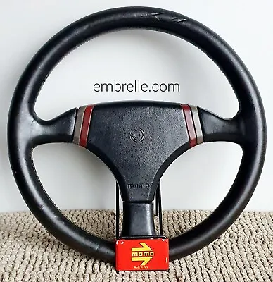 MOMO Cobra Mazda Miata Holden Commodore HDT Authentic Leather Steering Wheel JDM • $299.99