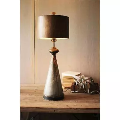 Kalalou CCG1502 16 X 33 In. Table Lamp With Metal Base & Shade • $337.95