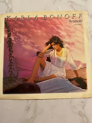 Karla Bonoff Personally Picture Sleeve ONLY • $1.99