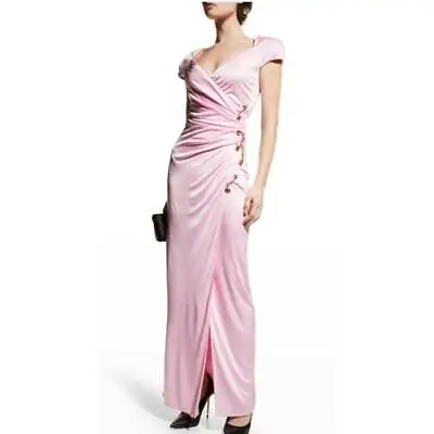 New Versace Safety Pin Gown Sz It 46 Mrsp: $3495 • $2199.95