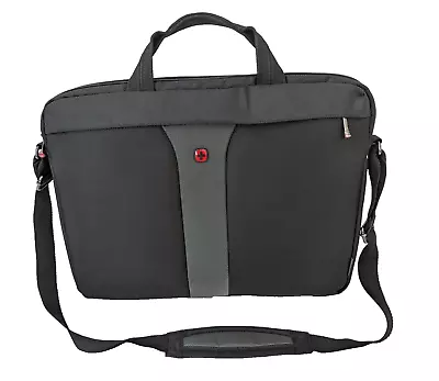 £34.90 • Buy Wenger Laptop Shoulder Bag Black Briefcase 16 Inch Carry Handle Swiss Quality