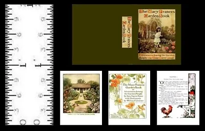 1:12 Scale Miniature Book The Mary Frances Garden Book Dollhouse Scale • $10