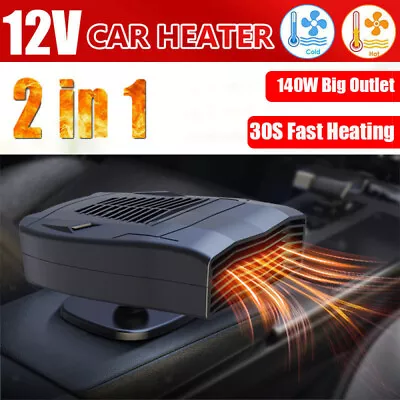 150W 12V Car Heater Defroster Demister Heating Fan Plug In Cigarette Lighter USA • $13.90