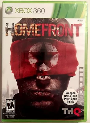 HOMEFRONT With WEAPON CAMO SKIN PACK XBOX 360 BRAND NEW SEALED FAST SHIPPING  • $29.99