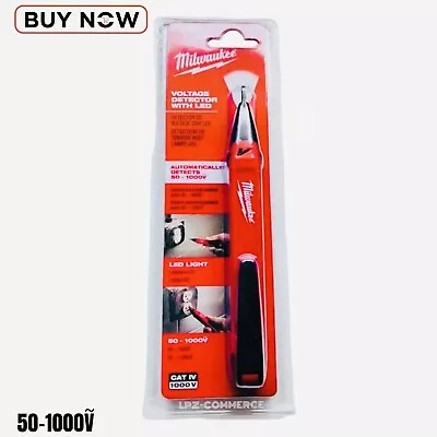 MILWAUKEE 2202-20 Voltage Detector With LED Light ( NEW ) ⚡️ • $50