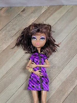 Monster High Coffin Bean Clawdeen Wolf Doll Articulated Figure Werewolf Purple • $12.08