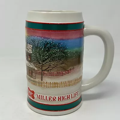 Genuine Miller High Life Best Holiday Traditions Beer Stein Mug Vintage 1985 • $9.99