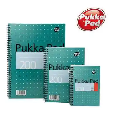 £49.99 • Buy A4 A5 A6 Ruled/Squared Notebook Jotta Spiral Lined School Pad W/ Margins - Pukka