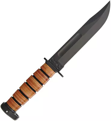 Ka Bar Dogs Head Utility Knife 12  Fixed Crovan Carbon Steel Camping Hunter 1317 • $109.85