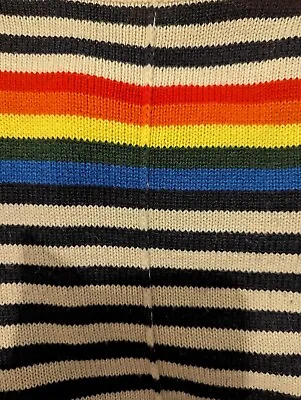 Next Woman's Size 12 Brightly Coloured Rainbow Striped Jumper  • £15