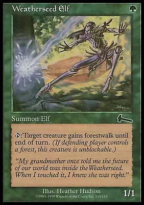 MTG: Weatherseed Elf - Urza's Legacy - Magic Card • £1.75