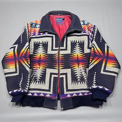 Vintage Pendleton Beaver Aztec Pattern Jacket Mens Med/Large • $399.99