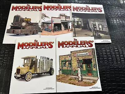 2008-2013 Modelers Annual The Modelers Annual Lot Of 5 High End Train Magazine • $45