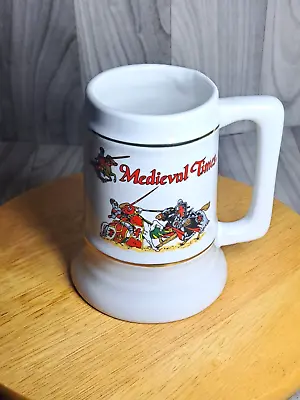 Medieval Times Mug Stein Porcelain Beer Mug 6  Tall • $8.99