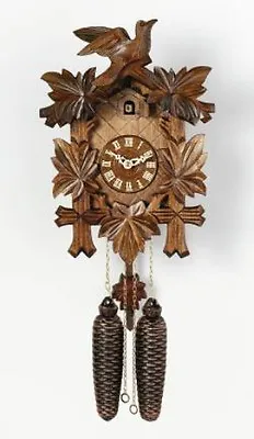 NEW Genuine Black Forest 8-Day Cuckoo Clock 13  Eight Day  811-13 -  GREAT GIFT! • $359