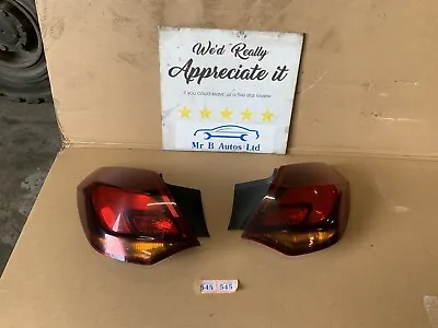 2012 Mk6 Vauxhall Astra J Sri Hatchback Driver Passengers Side Rear Light Pair • $50.45