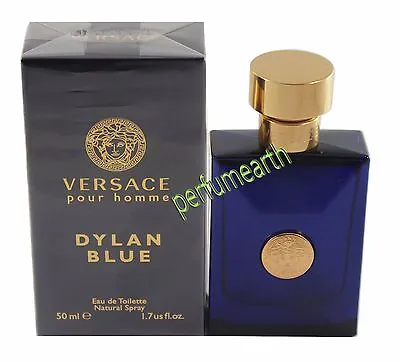Versace Pour Homme Dylan Blue1.7/1.6 Oz /50 Ml Men's Edt Spray New In Box • $43.80