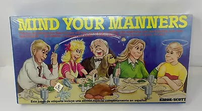 Sealed Vintage 1986 Mind Your Manners Family Board Game By Baron/Scott • $39.95
