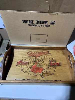 Vtg Wooden Miller High Life Tray Girl On The Moon New Old Stock W/ Original Box • $69.99