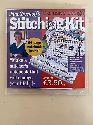 Jane Greenoff Stitcher's Notes Cross Stitch Kit • £4