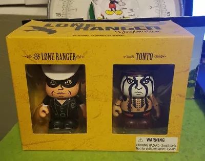 DISNEY Park Vinylmation 3  Set 1 The Lone Ranger Tonto Box Set New • $12.49