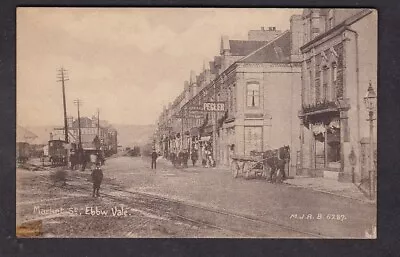 £14 • Buy Wales Monmouthshire Abertillery EBBW VALE Market St Pegler Shop C1900s Postcard