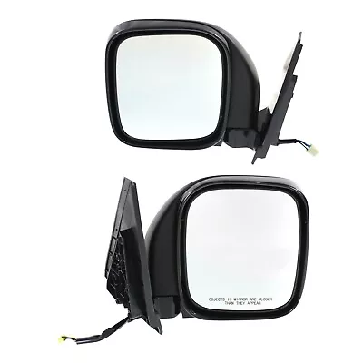 Power Mirror Pair For 2001-2006 Mitsubishi Montero Heated Manual Folding Primed • $81.03