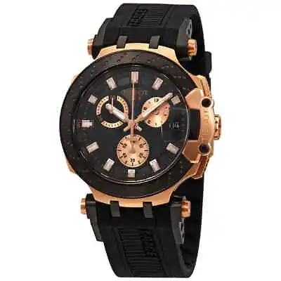 Tissot T-Race Chronograph Quartz Black Dial Men's Watch T1154173705100 • $458.49